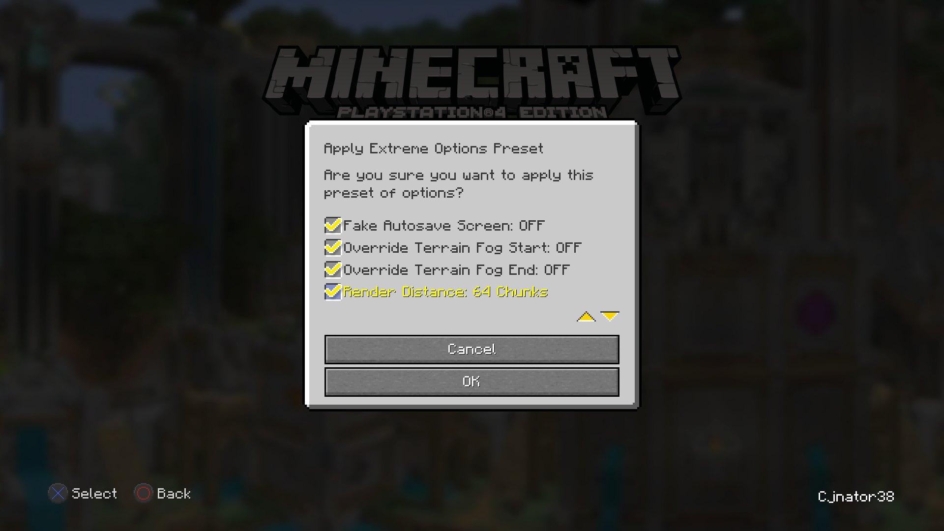 Simply Legacy Options Presets